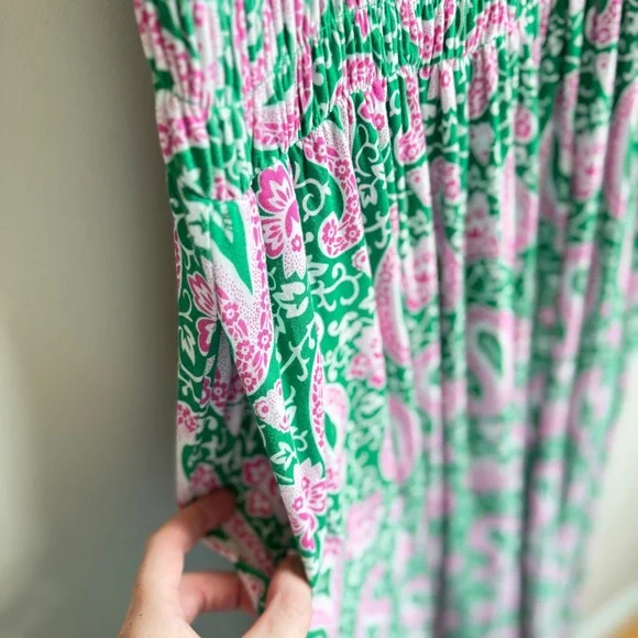 BODEN Peggy Paisley Jersey Maxi Dress Size 10 - Picture 9 of 16